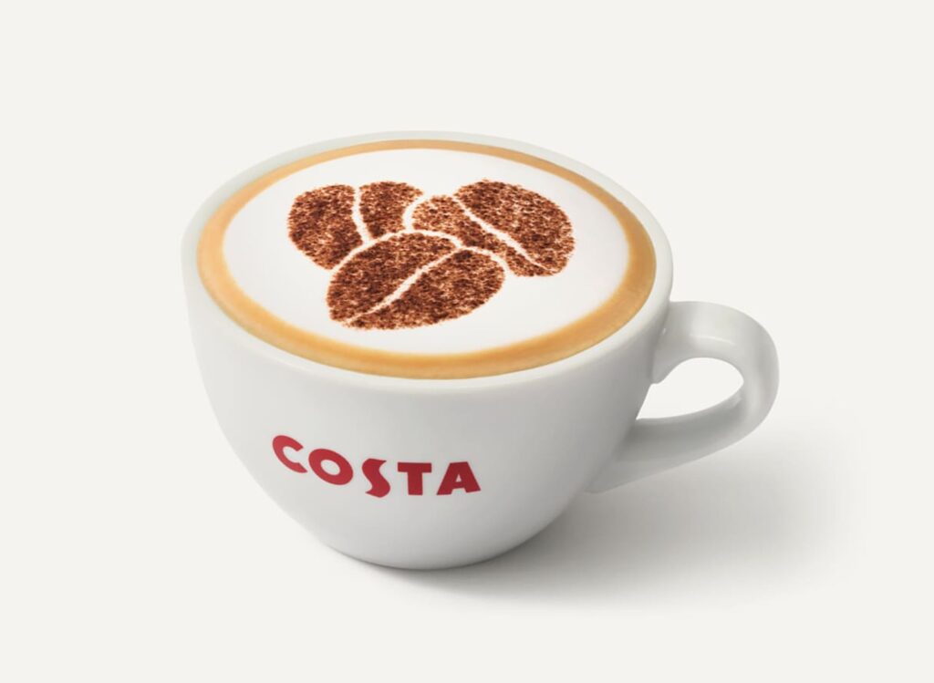 Costa Coffee Menu From Classics to Specials