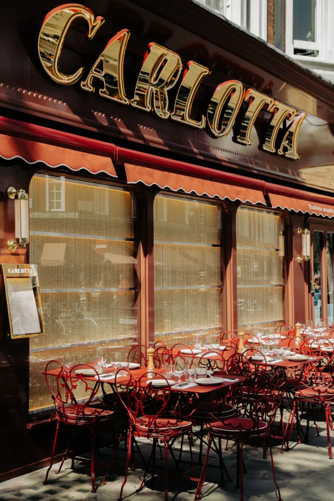 Carlotta London Menu Bold Italian Flavours