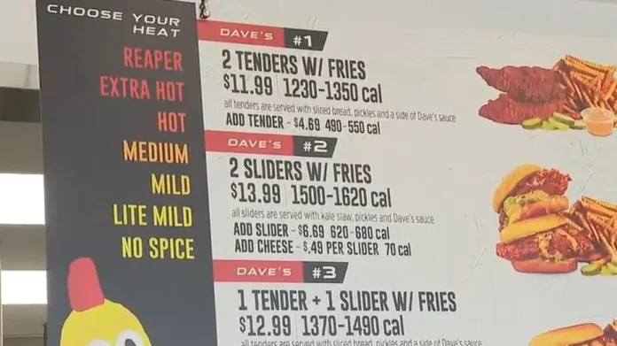 daves-menu Dave’s Hot Chicken Menu Heat Levels Explained
